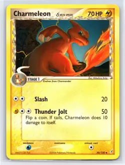 Pokemon TCG - Charmeleon - Crystal Guardians Delta Species 30/100 - LP - Image 1