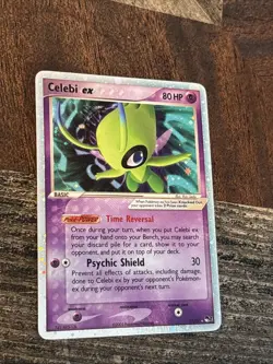 Celebi EX POP Series 2 17/17 Holo Foil Ultra Rare Pokemon TCG 2005 Unlimited NM - Image 1