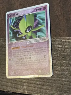 Celebi EX POP Series 2 17/17 Holo Foil Ultra Rare Pokemon TCG 2005 Unlimited NM - Image 3