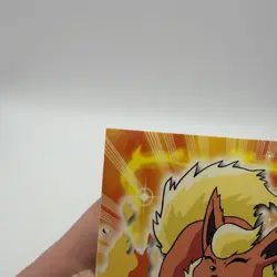 2000 Topps Pokemon TV Animation Edition Non Holo 136 Flareon Blue Label NMT - Image 2