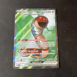 Orthworm ex 162/142 SV07: Stellar Crown Ultra Rare Holo English Pokemon TCG - Image 1