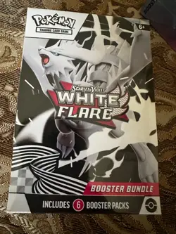 New Sealed Pokemon TCG White Flare Booster Bundle Scarlet & Violet 6 packs - Image 1