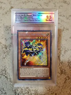2022 Giltia the D. Knight - Soul Spear LDS3-EN137 Secret Rare Limited YuGiOh 9.5 - Image 1