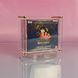 ROMANCE DOWN BANDAI ACRYL CASE ONE PIECE 2022 OP-01 FIRST PRINT ENG OVP SEALED - Image 1