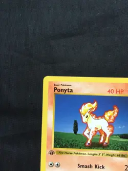 Pokemon Cards: Base Set 1st Edition Common: Ponyta 60/102 - Image 2