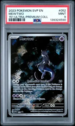 PSA 9 Mewtwo #052 - Scarlet & Violet Holo Promo Pokemon Card - Pokemon TCG - Image 1