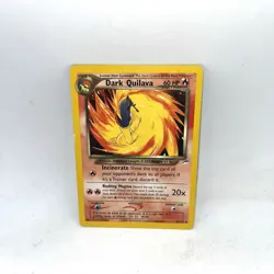 Pokemon TCG Dark Quilava Neo Destiny Card 39/105 Unlimited Uncommon - Image 1