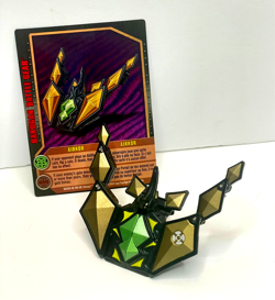BAKUGAN GUNDALIAN INVADERS DARKUS BLACK AIRKOR BATTLE GEAR WITH CARD - Image 2