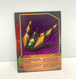 BAKUGAN GUNDALIAN INVADERS DARKUS BLACK AIRKOR BATTLE GEAR WITH CARD - Image 3