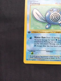 Pokemon Cards: Base Set 1st Edition Common: Poliwag 59/102 - Image 5