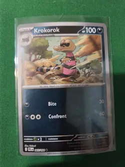 065/094 Krokorok : (Reverse Holo) Card : Phantasmal Flames : Pokemon TCG - Image 1