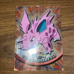 Nidorino #33 butterfree #12 Holo Foil Pokemon Topps card - Image 2