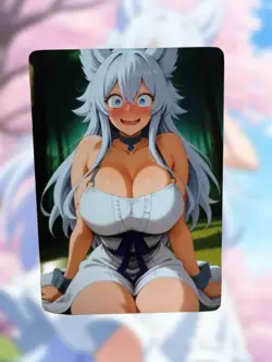 Fenrys Anime Waifu Sexy Goddess Doujin Lewd Hentai Card - Image 1
