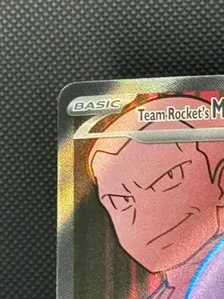 Pokemon Card TCG: Team Rockets Mewtwo EX 213/182 Full Art Destined Rivals NM - Image 3