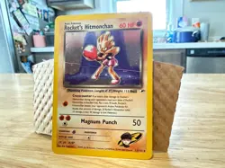 Rocket's Hitmonchan 011/132 Gym Heroes Holo Pokemon Card - Image 1