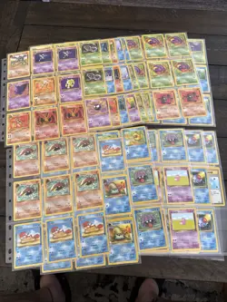 Huge Lot Of 150+ Pokemon Fossil Cards LP-MP - Image 1