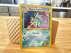 Misty's Seadra 009/132 Gym Heroes Holo Pokemon Card - Image 1