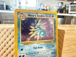 Misty's Seadra 009/132 Gym Heroes Holo Pokemon Card - Image 2