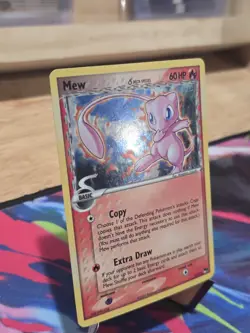 Mew Delta Species 3/17 Pop Series 5 Holo Card Inverted Back Error Double Swirl - Image 4