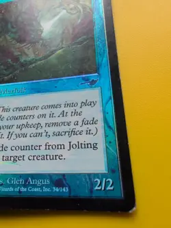 Jolting Merfolk & Infiltrate MTG 2 Card. OLD VINTAGE FOIL. NEMESIS. - Image 5