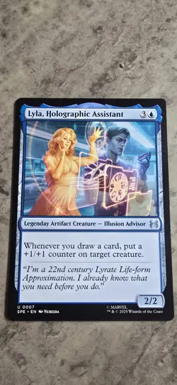 Lyla, Holographic Assistant Marvel's Spider-Man: Eternal-Legal Regular MTG NM - Image 1