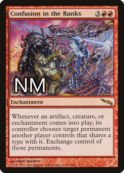 NM Confusion in the Ranks Mirrodin Mtg Magic the Gathering - Image 1