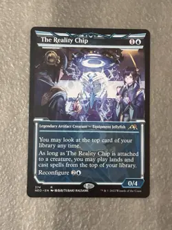 MTG ** The Reality Chip (Showcase) ** Kamigawa: Neon Dynasty - Image 1