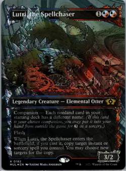 Lutri, the Spellchaser (Halo Foil) #182 (NM) March of the Machine MUL Magic MTG - Image 1