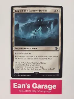 MTG LOTR Fog on the Barrow-Downs LTR 016 Tales of Middle-Earth common - Mint - Image 1