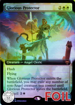 MTG Glorious Protector (Extended Art) (335) | NM Foil | Kaldheim {KHM} - Image 1