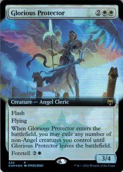 MTG Glorious Protector (Extended Art) (335) | NM Foil | Kaldheim {KHM} - Image 2