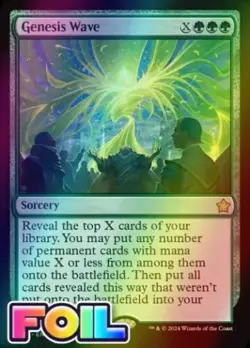 Genesis Wave FDN Foundations MTG 221 FOIL RARE M/NM - Image 1