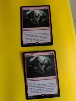 Mob Rule x2 Fate Reforged rare instant MTG 2 Card. - Image 1