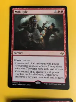 Mob Rule x2 Fate Reforged rare instant MTG 2 Card. - Image 4