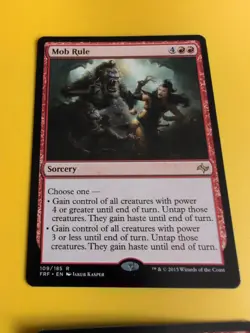 Mob Rule x2 Fate Reforged rare instant MTG 2 Card. - Image 5