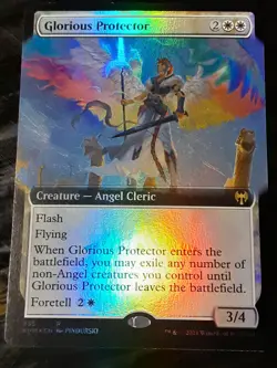 Glorious Protector Extended Art FOIL , Kaldheim , NM , MTG , FREESHIPPING - Image 1