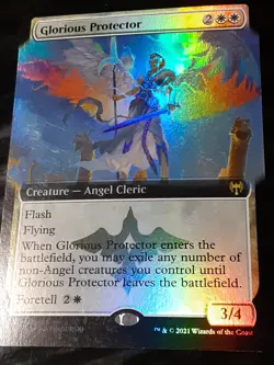 Glorious Protector Extended Art FOIL , Kaldheim , NM , MTG , FREESHIPPING - Image 2