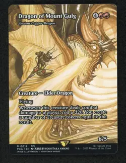 MTG Final Fantasy Dragon of Mount Gulg Ancient Copper Dragon M0012 Non-foil - Image 1