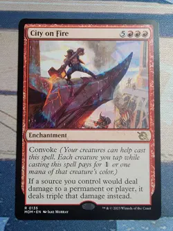 City on Fire - March of the Machine - MTG NM - Magic the Gathering - 135 - MOM - Image 1