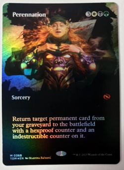 MTG: Tarkir Dragonstorm - Perennation - FOIL Borderless Clan Mythic - NM 0368 - Image 1