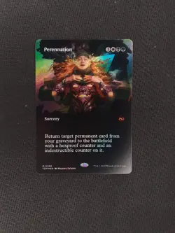 Perennation FOIL (Borderless) Tarkir Dragonstorm - Mythic - NM (see pics) MTG - Image 1