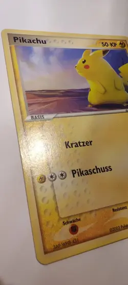 Pikachu 72/100 ex Sandsturm Pokemon TCG Karte De 🇩🇪 Near Mint - Image 2