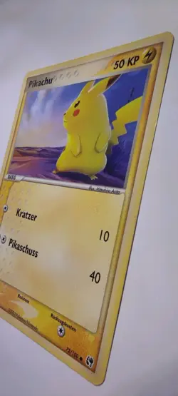 Pikachu 72/100 ex Sandsturm Pokemon TCG Karte De 🇩🇪 Near Mint - Image 3