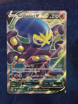 Pokemon Grapploct V Full Art # 072/073 - Champion's Path - LP - Image 1