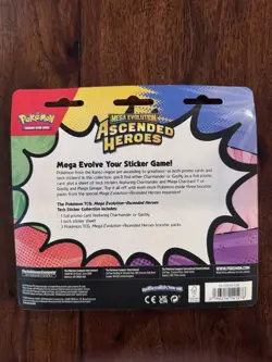 Pokemon Mega Evolution–Ascended Heroes Tech Sticker Pack Promo & 3 Boosters - Image 2