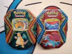 Pokemon TCG Dragonite & Salamence 3 Pack Tin Set 2019 | Factory Sealed - Image 1