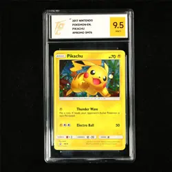 TQG 9.5 MINT+ 2017 Pokemon ENG Pikachu SM76 Promo - Image 2