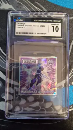 Pokemon Ceruledge/Azugladis #13 - Pokemon Horizons Lotte Sticker 2023 - CGC 10 - Image 1