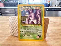 Giovanni's Nidoking 7/132 Gym Challenge Holo Pokemon Card - Image 1