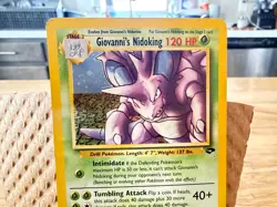 Giovanni's Nidoking 7/132 Gym Challenge Holo Pokemon Card - Image 2